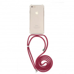 Cord for Apple iPhone 7 FORCELL cover TPU Red