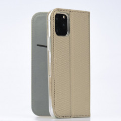 Smart Case Book for Huawei Y5 (2019) Book Cover with Flip Gold