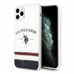 Originálny obal for Apple iPhone 11 Pro US POLO cover TPU White