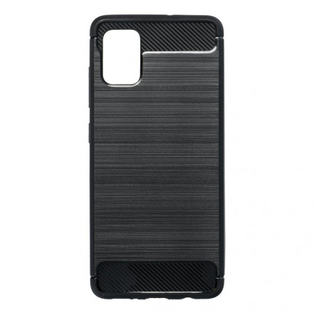 CARBON for Samsung Galaxy A71 5G FORCELL Silicone cover Black