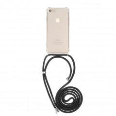 Cord for Apple iPhone 8 cover TPU Black
