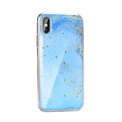 MARBLE for Samsung Galaxy A21s FORCELL cover TPU Blue