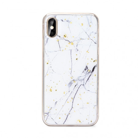 MARBLE for Samsung Galaxy M31 FORCELL cover TPU White