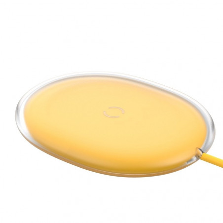 Jelly wireless charger for mobile and watch QI 15W Yellow