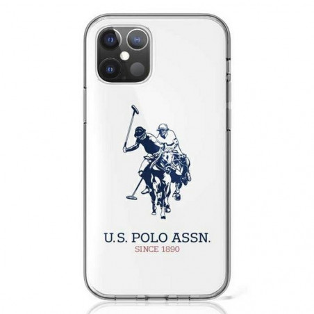 Originálny obal for Apple iPhone 12 Pro Max US POLO cover TPU White