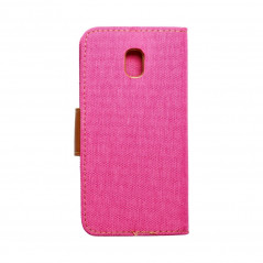 Canvas Book for Samsung Galaxy A42 5G Wallet case Pink