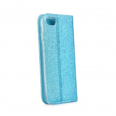 SHINING Book for Samsung Galaxy A12 FORCELL Wallet case Blue