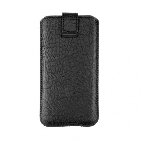 Slim Kora 2 for Apple iPhone SE FORCELL Case of 100% natural leather Black