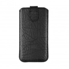 Slim Kora 2 for Apple iPhone 6 6S Plus FORCELL Case of 100% natural leather Black