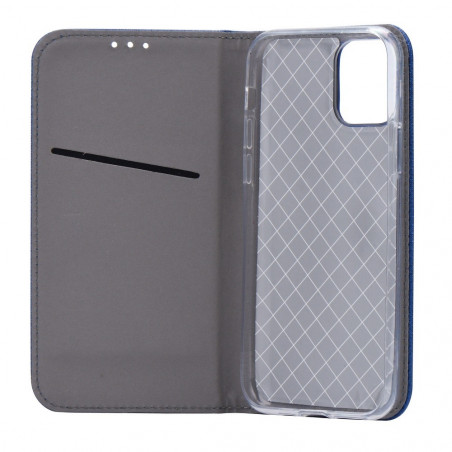 Smart Case Book for Motorola Moto G9 Power Wallet case Blue