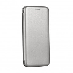 Book Elegance for Samsung Galaxy A12 FORCELL Wallet case Grey
