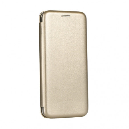 Book Elegance for Samsung Galaxy M11 FORCELL Wallet case Gold