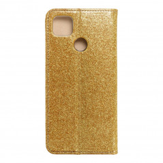 SHINING Book for XIAOMI Redmi 9C FORCELL Wallet case Gold