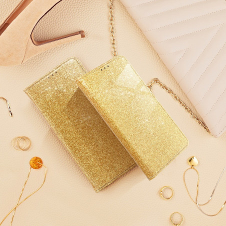 SHINING Book for XIAOMI Redmi 9C FORCELL Wallet case Gold