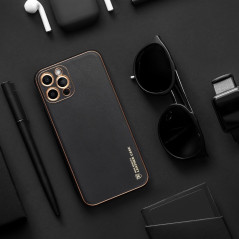 LEATHER for Apple iPhone 8 FORCELL Leather case  Black