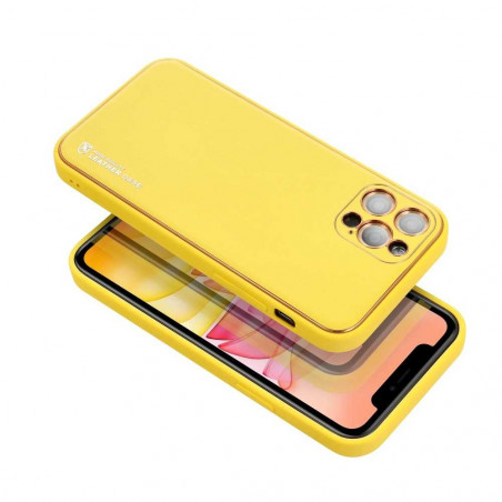 LEATHER for Samsung Galaxy A42 5G FORCELL Leather case  Yellow