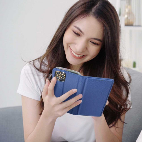 Smart Case Book for Realme Realme 8 Wallet case Blue