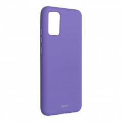Colorful Jelly Case for Samsung Galaxy A02s Roar cover TPU Violet