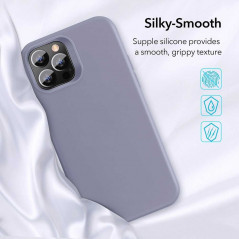 Cloud for Apple iPhone 12 Pro ESR Silicone phone case Grey