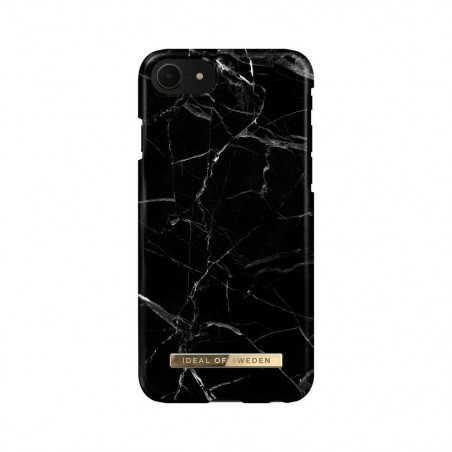 Marble case Fashion for Apple iPhone 8 iDeal of Sweden cover TPU Black