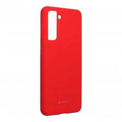 Silicone case for Samsung Galaxy S21 5G MERCURY Silicone cover Red