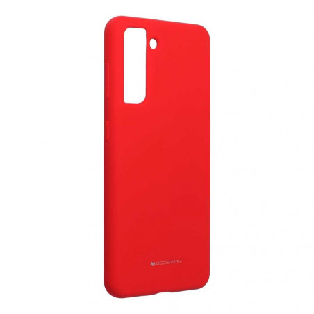 Silicone case for Samsung Galaxy S21 5G MERCURY Silicone cover Red