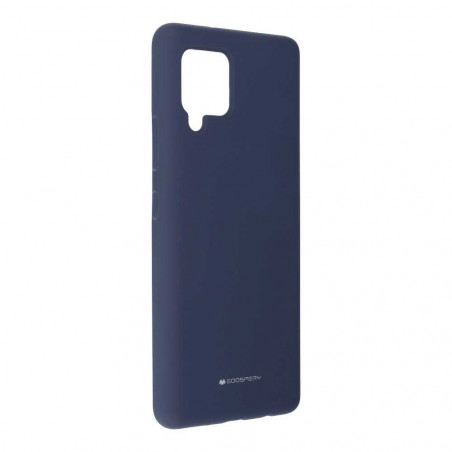 Silicone case for Samsung Galaxy A42 5G MERCURY Silicone cover Blue