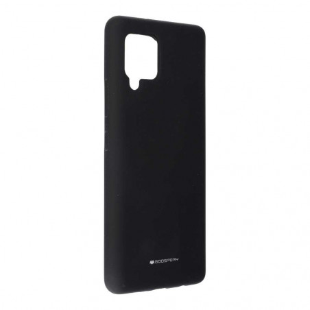 Silicone case for Samsung Galaxy A42 5G MERCURY Silicone cover Black