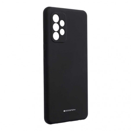 Silicone case for Samsung Galaxy A72 LTE MERCURY Silicone cover Black